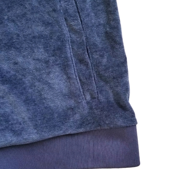 Ecko UnItd Mens Full Zip Long Sleeve Velour Track Jacket Size XL Blue Spell-out. - Picture 5 of 9